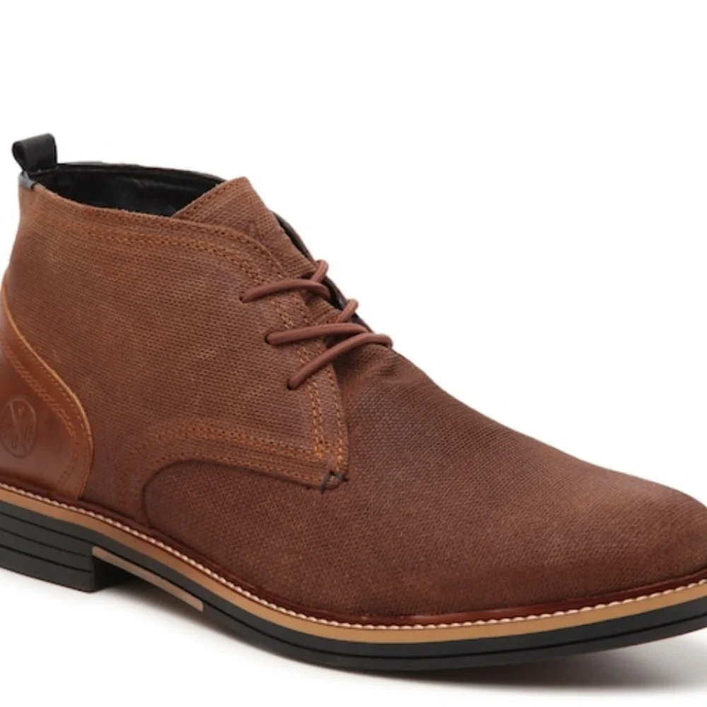 Bullboxer Kapyl Chukka Boots Brown Textured Men’s EU 41 US 8.5